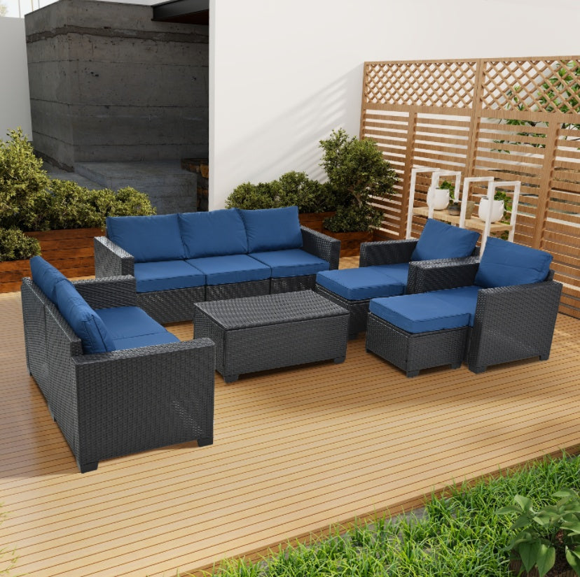 10-Piece Outdoor Sofa & Seating Set