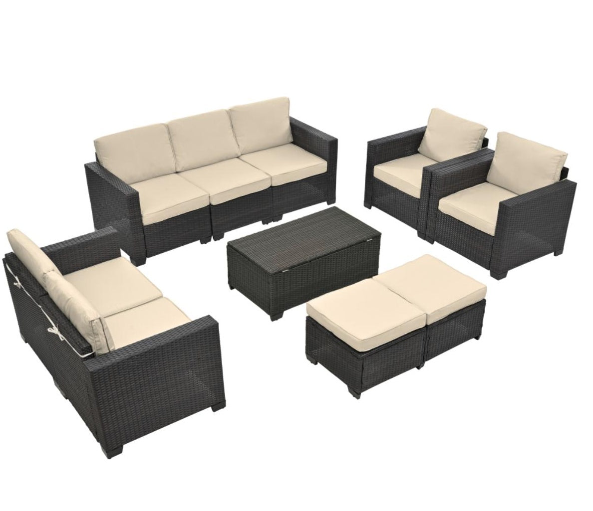 10-Piece Outdoor Sofa & Seating Set