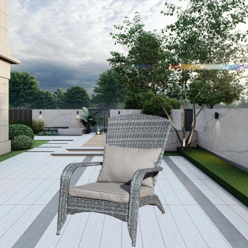 Outdoor Rattan Chair With Cushions